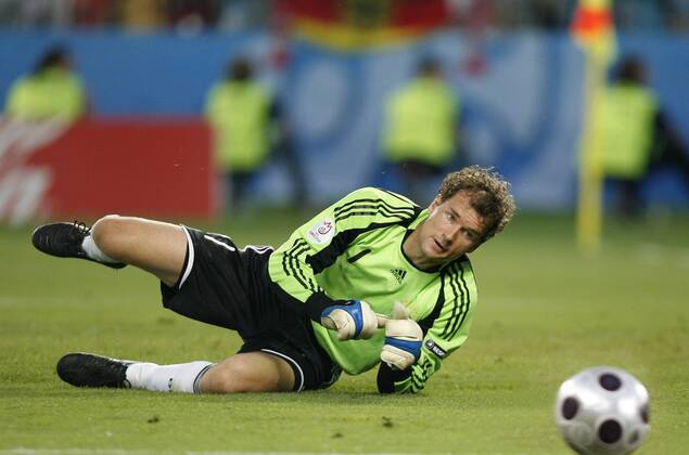 Torwart Jens Lehmann (Deutschland) Fußball EM Herren Euro 2008, Länderspiel, Nationalteam, Nationaltrikot, Finale, Einzelbild Wien Dynamik,