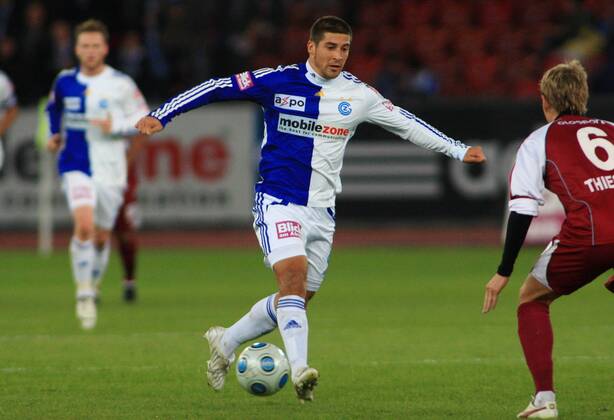 Fussball Super League Grasshopper Club Zürich - AC Bellinzona 7:0 Davide Calla (Grasshopper)