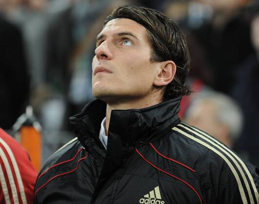 18.11.2009, Fussball Länderspiel, Testspiel, DEUTSCHLAND - ELFENBEINKÜSTE 2-2, Mario Gomez (Deutschland)