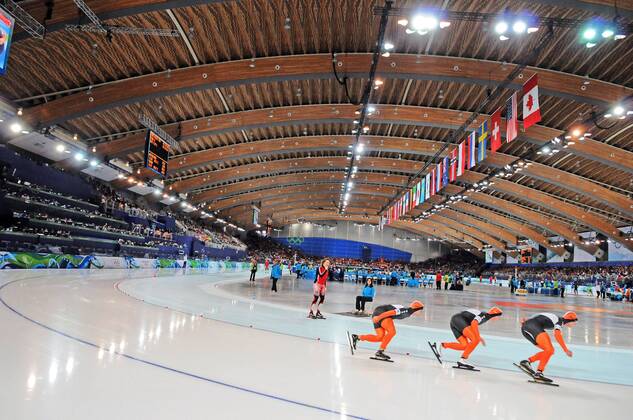 Feb 27, 2010 - Vancouver, British Columbia- Team Netherland s 4 MARK TUITERT, 1 JAN BLOKHUIJSEN, and 2 SVEN KRAMER win the bronzemedal during the men s team pursuit speed skating finals at the Richmond Olympic Oval during the 2010 Winter Olympic games. - ZUMAk51 o0 Teamwettbewerb Totale