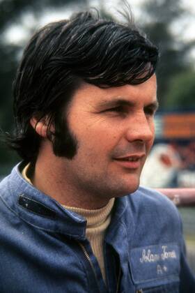 Alan Jones (Australien) -  Motorsport Grand Prix Herren Großer Preis von xxx 1977, Formel 1 WM, F1, F, GP Porträt Aufnahmedatum geschätzt