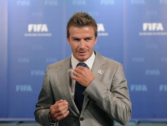 Fussball International, Bewerbung für die FIFA WM 2018 und die FIFA WM 2022 14.05.2010 Delegation England uebergibt ihre WM Bewerbung: David Beckham (Vizepraesident England 2018)  Weltmeisterschaftsbewerbung o0 privat