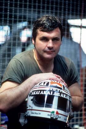 Alan Jones (Australien Williams Ford) -  Motorsport Grand Prix Herren Großer Preis von Deutschland 1981, Formel 1 WM, F1, F, GP Porträt Hockenheimring Hockenheim