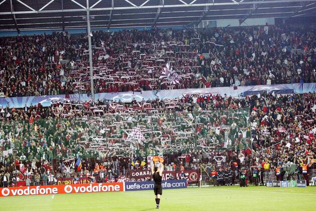 Dr. Constantin Radulescu Stadion - CFR Cluj o0 Fans Zuschauer