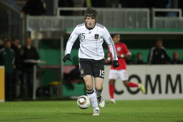 16.11.2010, U 21-Länderspiel Deutschland - England. Daniel Ginczek (Deutschland).
