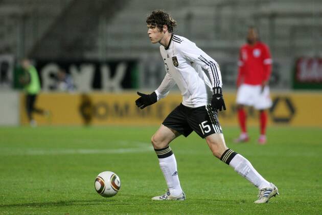 16.11.2010, U 21-Länderspiel Deutschland - England. Daniel Ginczek (Deutschland).