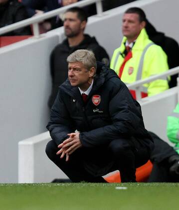 Arsenal FC London - Tottenham Hotspur - Arsene Wenger, Arsenal coach.