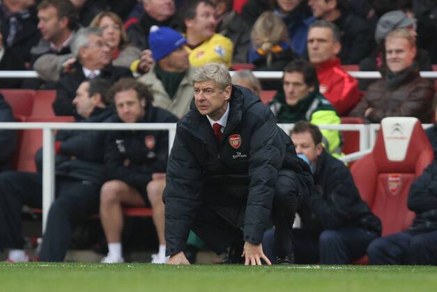 Arsenal FC London - Tottenham Hotspur - Arsene Wenger, Arsenal coach.