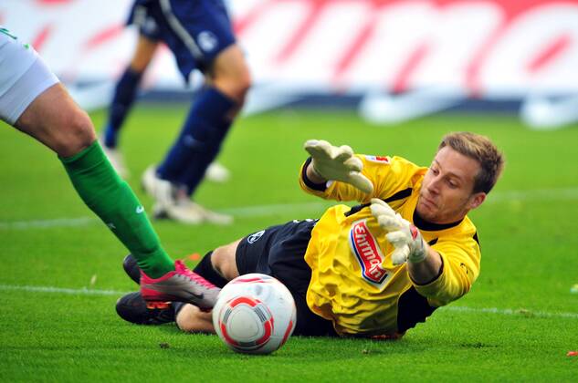 Fussball Herren Bundesliga Saison 2010 2011, SV Werder Bremen - SC Freiburg 2:1 (1:0) Oliver BAUMANN