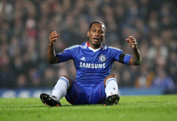 Chelseas Didier Drogba looks on dejected - Barclays Premier League FC Chelsea v Bolton Wanderers 29th December, 2010 EDITORIAL USE ONLY. No use with unauthorised audio, video, data, fixture lists, club league logos or live services. Online in-match use limited to 120 images, no video emulation. No use in betting, games or single club league player publications.