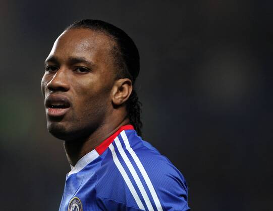 Chelseas Didier Drogba looks on dejected - Barclays Premier League, FC Chelsea London (blue) v Bolton Wanderers (white) 29th December, 2010 EDITORIAL USE ONLY. No use with unauthorised audio, video, data, fixture lists, club league logos or live services. Online in-match use limited to 120 images, no video emulation. No use in betting, games or single club league player publications.