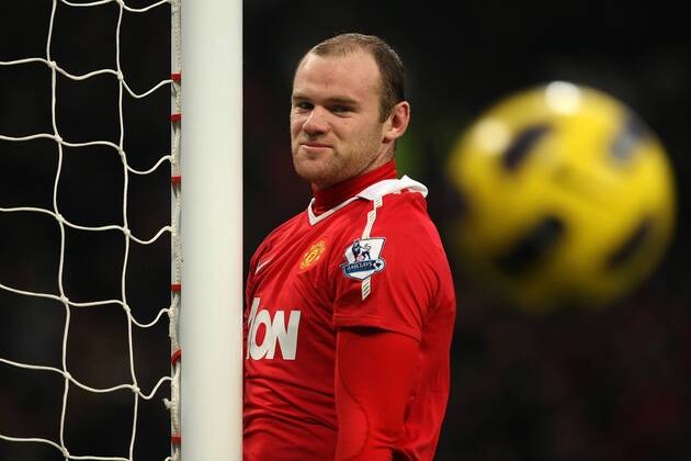 Football - Premier League - Manchester United vs. Birmingham City Wayne Rooney of Manchester United rues a missed header at Old Trafford
