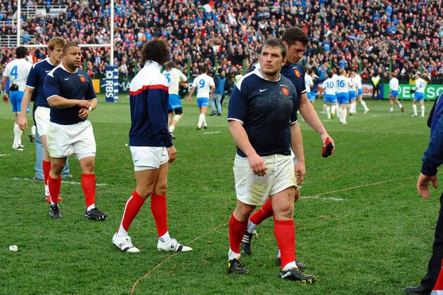 RUGBY : Italie France - Tournoi des VI Nations - Stadio Flaminio - Sylvain MARCONNET - - AnthonyBibardFEP -