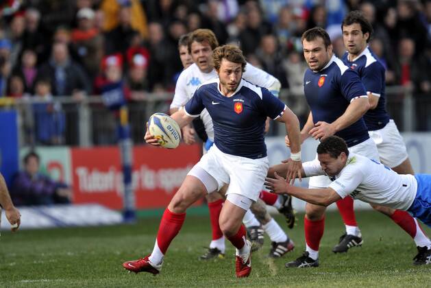 RUGBY : Italie France - Tournoi des VI Nations - Stadio Flaminio - Maxime MEDARD - - AnthonyBibardFEP -
