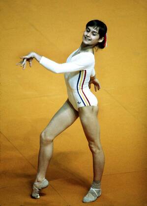 Nadia Comaneci (Romania) Montreal Olympics 1976  o0 Turnen Geräteturnen