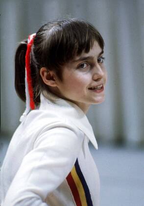 Nadia Comaneci (Romania) Montreal Olympics 1976  o0 Turnen Geräteturnen