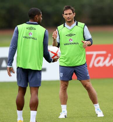 Englands Frank Lampard in action during Training - England 31st May, 2011 EDITORIAL USE ONLY. No use with unauthorised audio, video, data, fixture lists, club league logos or live services. Online in-match use limited to 120 images, no video emulation. No use in betting, games or single club league player publications.