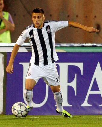 Belgrade, FK Partizan-KF Shkendija 79 Uefa champions league second qualifying round Nikola Aksentijevic FK Partizan :