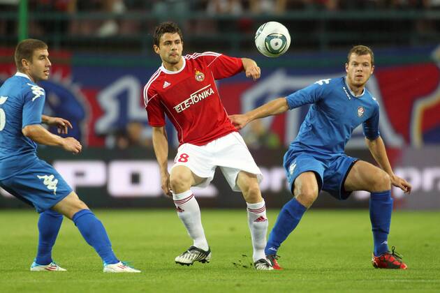 UEFA CHAMPIONS LEAGUE QUALIFICATIONS SECOND ROUND SECOND GAME WISLA KRAKOW - SKONTO RIGA - TSVETAN GENKOV (C) - 20110719CSLG0101