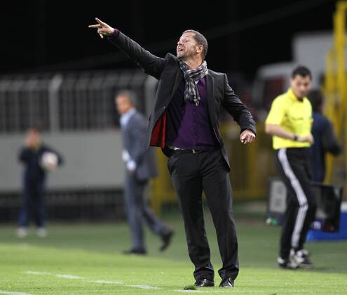 FUSSBALL - UEFA CL Quali, Videoton vs Sturm SZEKESFEHERVAR, - UEFA Champions League, Qualifikation, Videoton FC vs SK Sturm Graz. Bild zeigt Trainer Franco Foda (Sturm). 