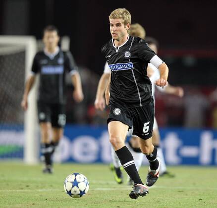 FUSSBALL - UEFA CL Quali, Zestafoni vs Sturm TIFLIS,GEORGIEN,26.JUL.11 - FUSSBALL - UEFA Champions League, Qualifikation, FC Zestafoni vs SK Sturm Graz. Bild zeigt Manuel Weber (Sturm).