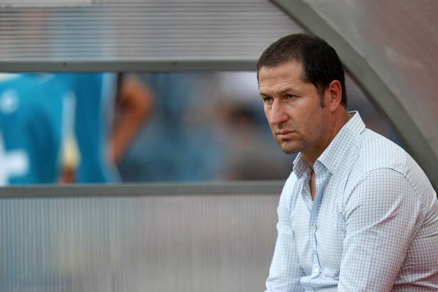 FUSSBALL - UEFA CL Quali, Zestafoni vs Sturm TIFLIS,GEORGIEN,26.JUL.11 - FUSSBALL - UEFA Champions League, Qualifikation, FC Zestafoni vs SK Sturm Graz. Bild zeigt Trainer Franco Foda (Sturm).