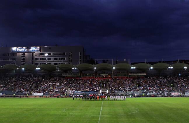 FUSSBALL - UEFA CL Quali, GRAZ,AUSTRIA,03.AUG.11 - FUSSBALL - UEFA Champions League, Qualifikation, SK Sturm Graz, UPC ARENA o0 Sportstätte Stadion Totale Flutlicht Abend