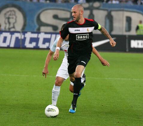 03.07.2011 Fussball 3. Qualifikationsrunde UEFA Champions League FC Zürich - Standard Lüttich , Stadion Letzigrund. Bild zeigt Jelle Van Damme Standard Lüttich Aktion Einzelbild