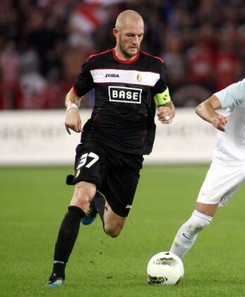 03.08 .2011 Letzigrund Zürich Champions League Quali Spiel FC Zürich vs. Standard Lüttich 1:0 Jelle Van Damme (Lüttich) ; Einzelbild , Aktion