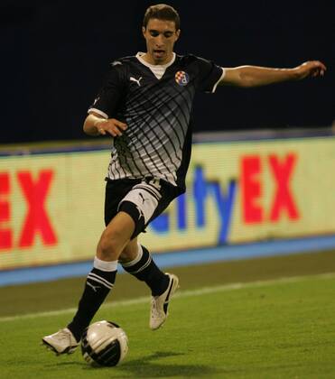 Zagreb, 03.08.2011., 3rd qualifying round, UEFA Champions League quali, NK Dinamo Zagreb (black) - HJK Helsinki (white) 1:0 - Sime Vrsaljko (Dinamo-14)