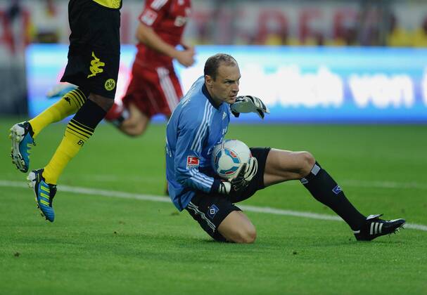 Fussball Bundesliga Saison 2011 2012 1. Spieltag Borussia Dortmund - Hamburger SV Jaroslav DROBNY (HSV). motivio1 Hamburg