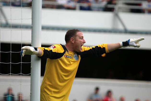 Football - Premier League - Queens Park Rangers (QPR Queens Park Rangers ) vs. Bolton Wanderers, Brian Murphy of QPR Queens Park Rangers at Loftus Road