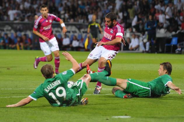 Lisandro (lyon) contre Vitali Kaleshin (rubin kazan) Olympique Lyon vs. Rubin Kazan Champions League Quali xFredericChambertxPanx