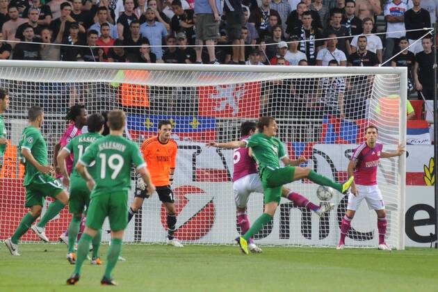 But de Vladimir Dyadyun (rubin kazan) Olympique Lyon vs. Rubin Kazan Champions League Quali xFredericChambertxPanx 