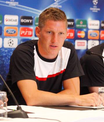 22. 08 .2011 Zürich Hotel Dolder Pressekonferenz FC Bayern München vor dem Champions League Quali Spiel gegen den FC Zürich Im Bild : Bastian Schweinsteiger (FC Bayern München) 