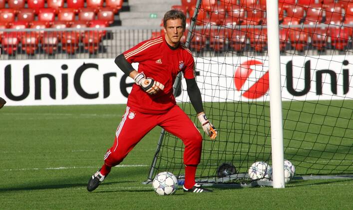 22. 08 .2011 Zürich Letzigrund Stadion , Abschlusstraining FC Bayern München vor dem Champions League Quali Spiel gegen den FC Zürich Im Bild : Torwart Hans Jörg Butt (FC Bayern München) 