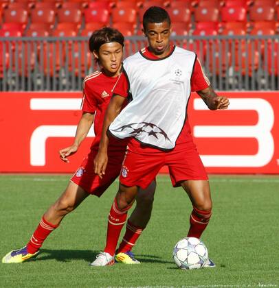 22. 08 .2011 Zürich Letzigrund Stadion , Abschlusstraining FC Bayern München vor dem Champions League Quali Spiel gegen den FC Zürich Im Bild : Luiz Gustavo (FC Bayern München) 