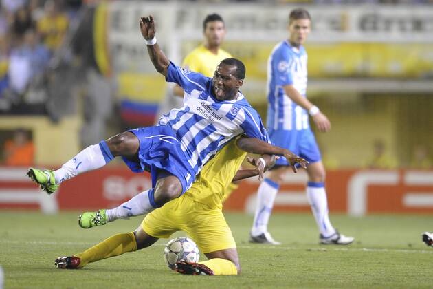 Eric Djemba-Djemba player of Odense, Villarreal CF - Odense BK --- 