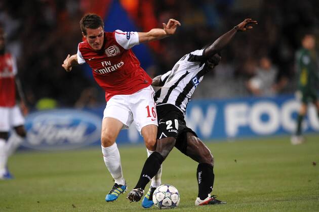 Aaron RAMSEY Arsenal, Kwadwo ASAMOAH Udinese - Champions League Quali - Udinese Calcio - Arsenal FC London -