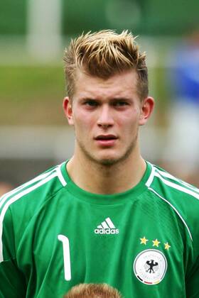 Fußball U19-Länderspiel Deutschland - Niederlande, am Sonntag, 4. September 2011 in Köln Torwart Loris Karius ( Deutschland )