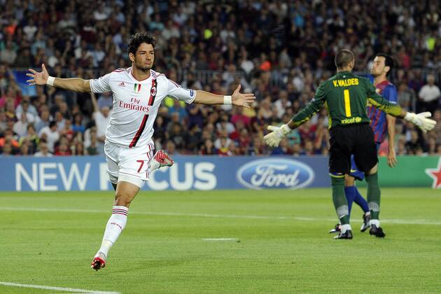 FC Barcelona (Barca) - AC Mailand, Alexandre Pato 