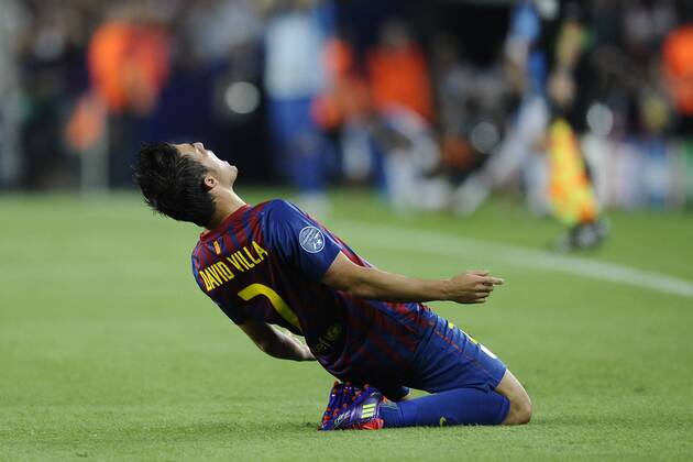 FC Barcelona (Barca) - AC Mailand, David Villa