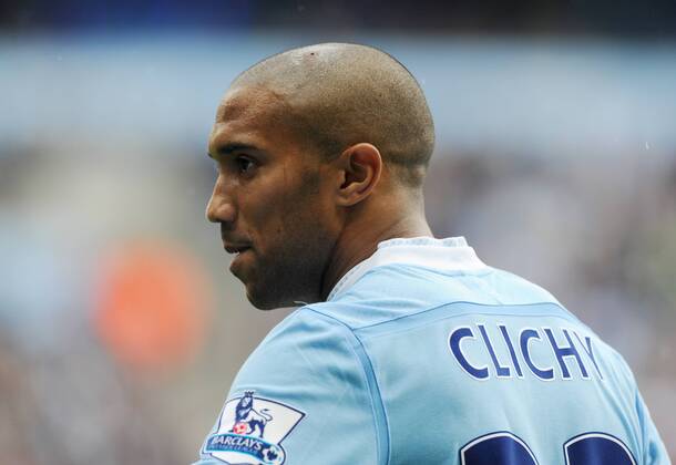 Gael Clichy of Manchester City Barclays Premier League Manchester City v Everton 24th September, 2011 EDITORIAL USE ONLY. No use with unauthorised audio, video, data, fixture lists, club league logos or live services. Online in-match use limited to 120 images, no video emulation. No use in betting, games or single club league player publications.