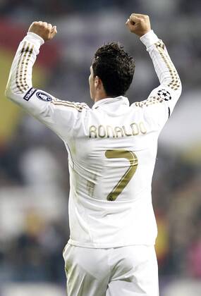 Real Madrid s Cristiano Ronaldo celebrates during UEFA Champions League, Real CF Madrid - AFC Ajax Amsterdam ----  (115630)