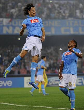 Champions League, SSC Napoli - Villarreal CF, Edinson Cavani 