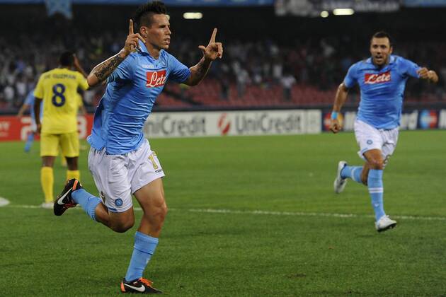 Champions League, SSC Napoli - Villarreal CF, Marek Hamsik 