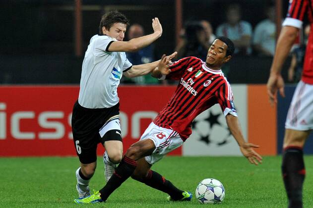 Vaclav PILAF Pilsen, Urby EMANUELSON (AC), AC Mailand - Viktoria Pilsen Champions allexsabba