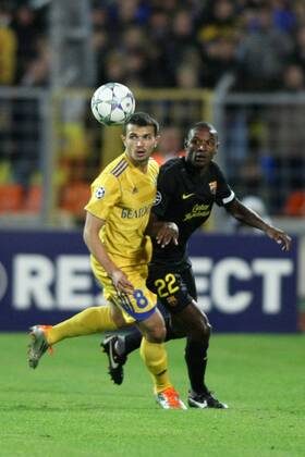 Champions League, Minsk, BATE Borisov - FC Barcelona, ERIC ABIDAL 0S3G8486 o00 Barca