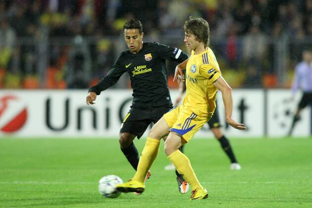 Champions League, Minsk, BATE Borisov - FC Barcelona, THIAGO ALCANTARA 0S3G8659 o00 Barca