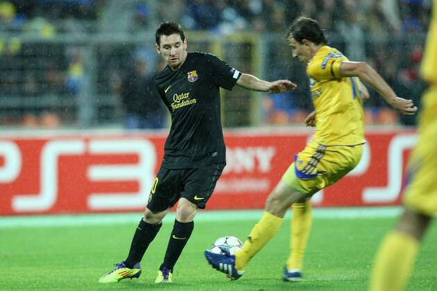 Champions League, Minsk, BATE Borisov - FC Barcelona, Lionel Messi 0S3G8773 o00 Barca